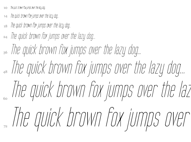 Tall Films font waterfall